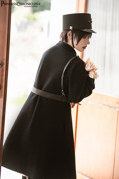 Black Princess Chronicles The northernmost Forest Military Ouji Lolita Coat