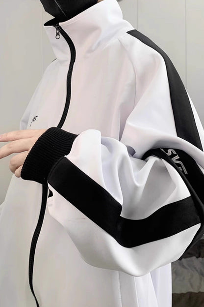 Handsome Long Sleeves Print Jirai Kei Coat 3 Colors