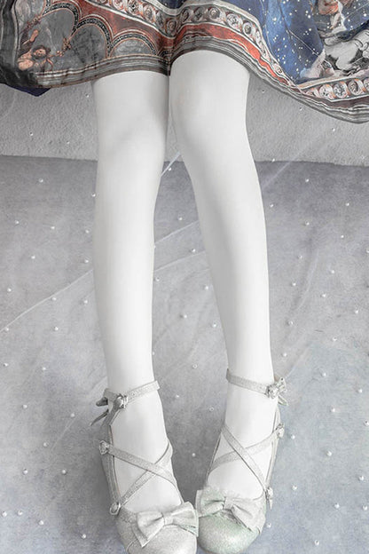 Solid Color Sweet Lolita Leggings 2 Colors