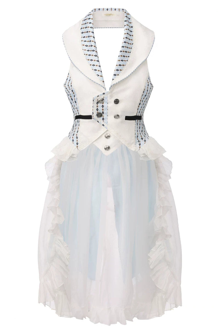 [The Rabbit’s Invitation] Long Sleeves Ruffled Classic Vintage Elegant Prince Palace Ouji Lolita Set