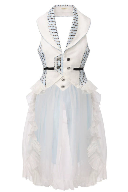 [The Rabbit’s Invitation] Long Sleeves Ruffled Classic Vintage Elegant Prince Palace Ouji Lolita Set