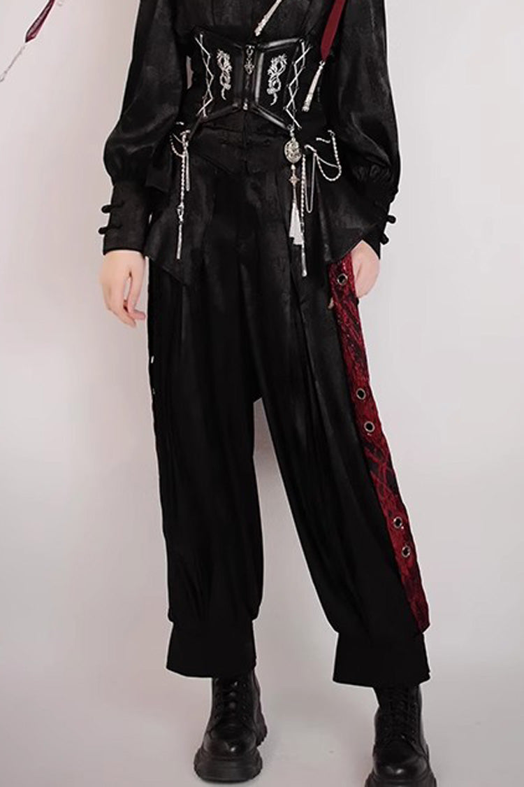 [Bone Dragon] Long Sleeves Ouji Fashion Classic Lolita Pants 2 Colors