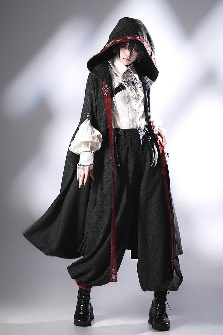 Black [Sacred Vow] Vintage Elegant Prince Handsome Ouji Lolita Pants