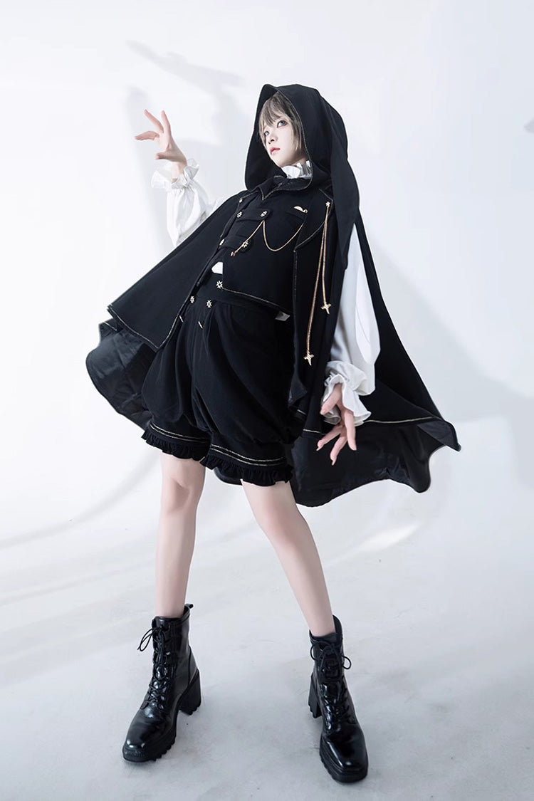 Classic Ouji Shirt - Anxious Rabbit, White, Gothic Style, Long Sleeves - additional product view 15