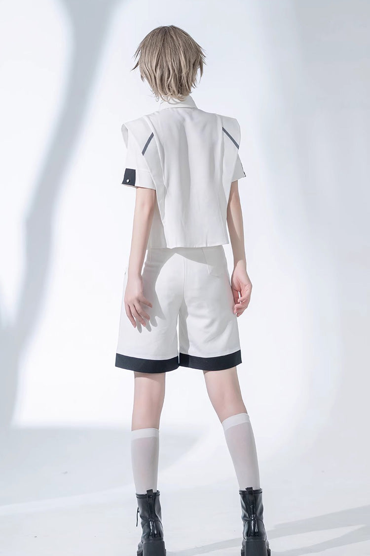 Classic Ouji Shirt - Handsome, White - Prince Style Layering Top - additional product view 7