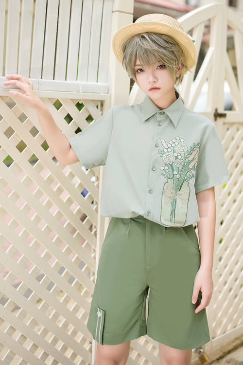 Classic Ouji Shirt - Princess Chronicles Flowering, 2 Colors, Embroidered - additional product view 8