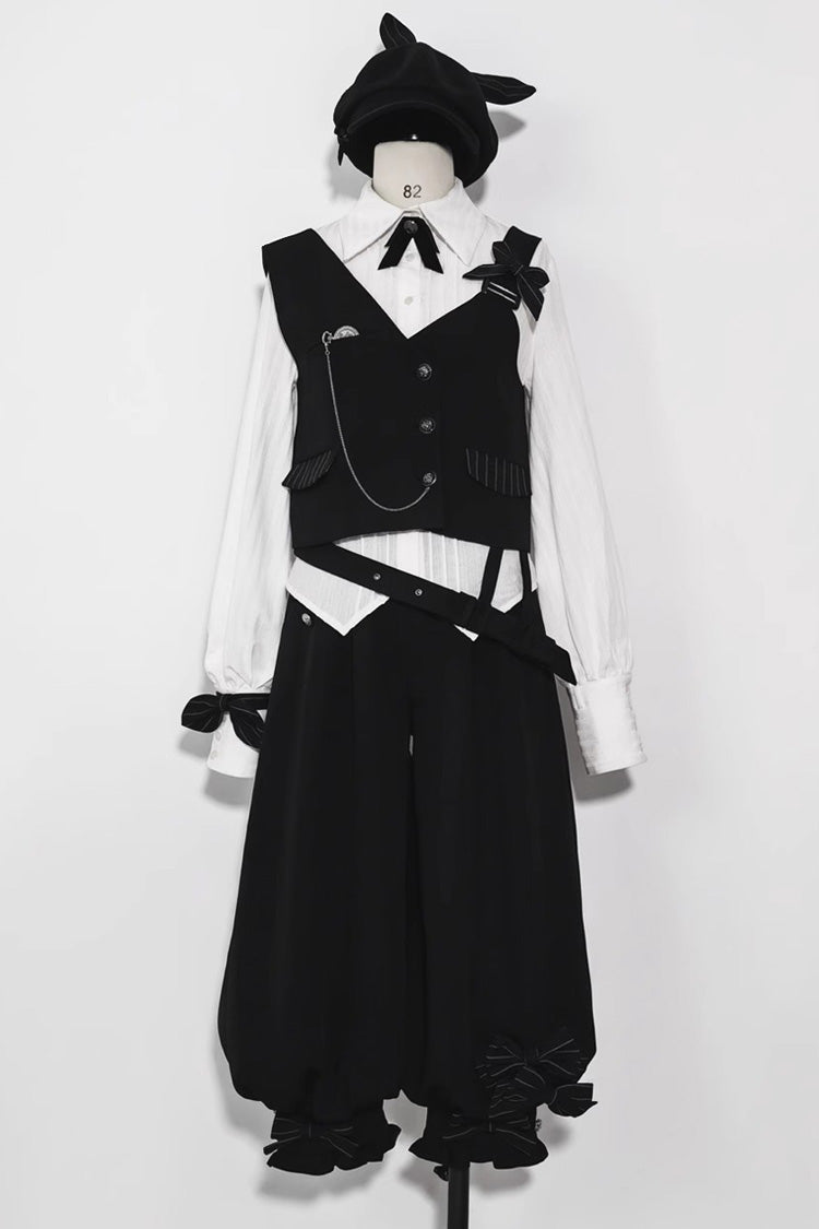 Classic Ouji Shirt - Secret Morning Paper, White, Long Sleeves - additional product view 2