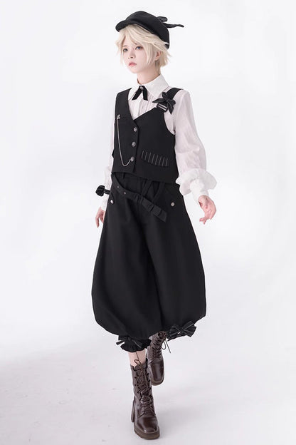 Classic Ouji Shirt - Secret Morning Paper, White, Long Sleeves - additional product view 6