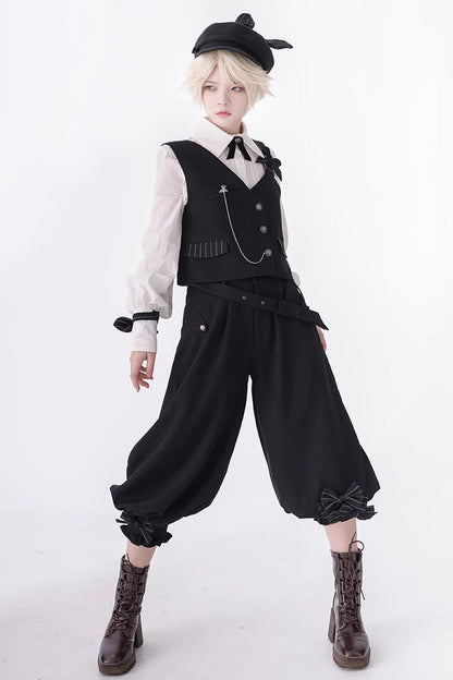 Classic Ouji Shirt - Secret Morning Paper, White, Long Sleeves - additional product view 9