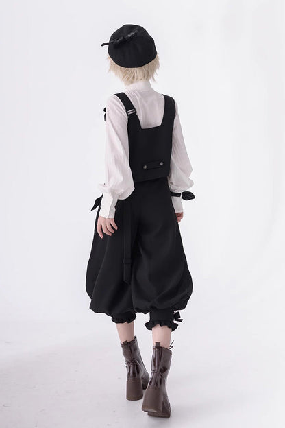 Classic Ouji Shirt - Secret Morning Paper, White, Long Sleeves - additional product view 10