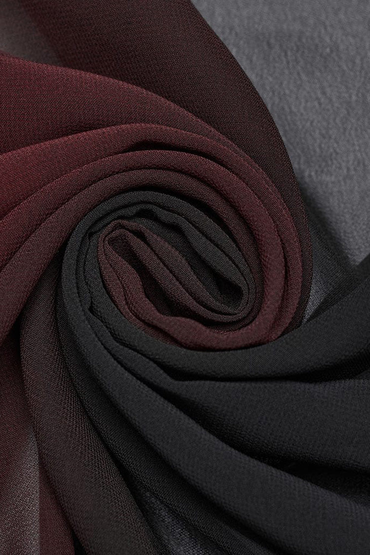 Translucent Loose Ruffle Braided Rope Belt Womens Elegant Gothic Shawl 3 Colors