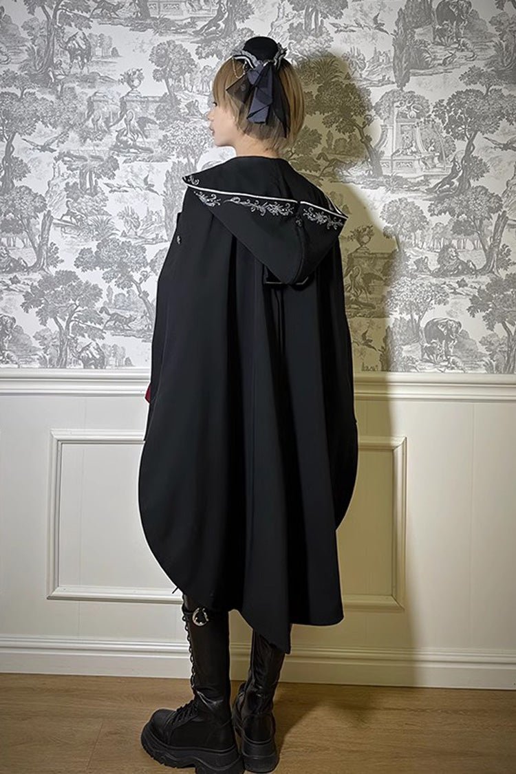 Pirate Series Navigation Treasure Hunting Guide Embroidery Handsome Lolita Cloak 2 Colors