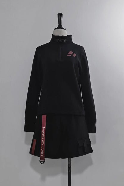 Black Unmarked Blade Gothic Handsome Ouji Lolita Shorts