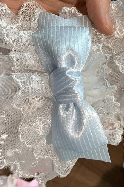 Multi-Color Strawberry Angel Cherry Blossom Tree Bowknot Lace Sweet Lolita Hand Sleeves 9 Colors