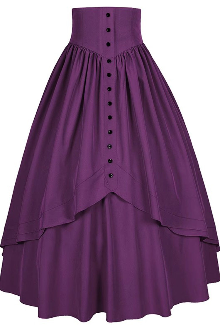 Gothic Elegant Ruffle Lolita Victorian Skirt 8 Colors