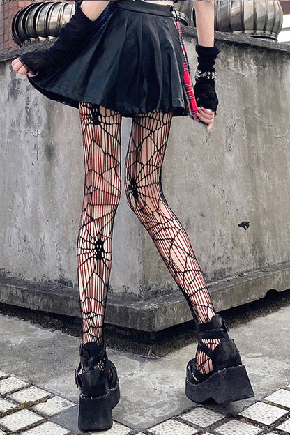 Black Skull Hollow Halloween Gothic Stockings