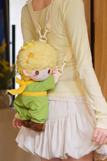 Green [The Little Prince] Cute Plush Toy Sweet Lolita Lying-Down Backpack