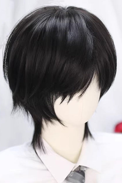 Japanese Style Cool Androgynous Short Lolita Wig 2 Colors