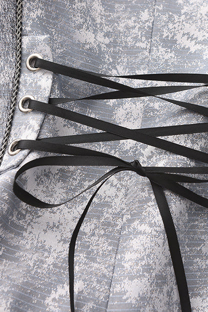 Grey [The Eternal Treasure Route] Sleeveless Vintage Elegant Prince Handsome Ouji Lolita Long Coat