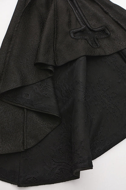 Black [Eternal Dark Portrait] Long Sleeves Vintage Elegant Prince Handsome Ouji Lolita Coat
