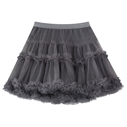 Sweet High Waisted Ruffle Princess Lolita Petticoat 7 Colors