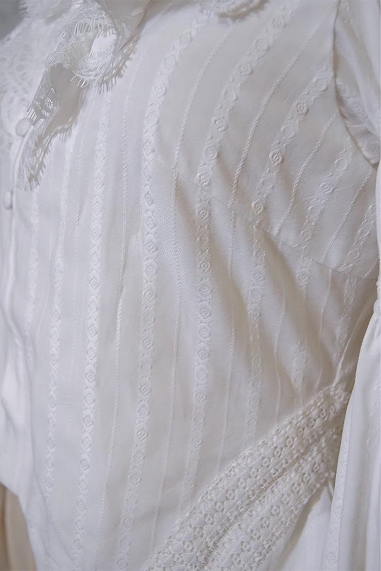 Gothic Lolita Blouse - Pirate Series Navigation, 3 Colors, Stand Collar, Sweet Style - additional product view 13