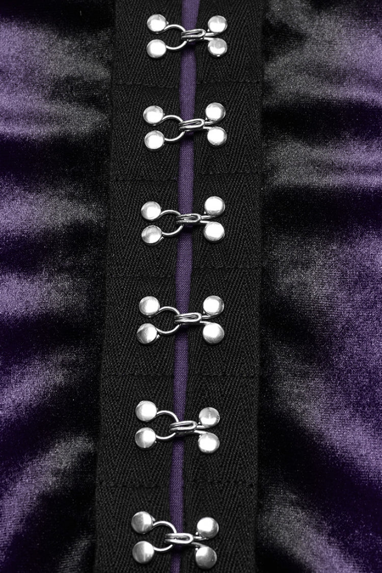 Gothic Lolita Blouse - Violet, Women's Style, Long Sleeves - Tea Party Blouse - additional product view 5