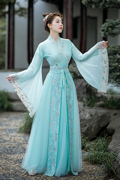 Gothic Lolita Dress - Butterfly Love Flower, Green, Sweet Style, Chinese-Inspired Style - additional product view 2