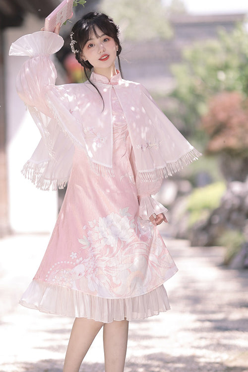 Gothic Lolita Dress - Chinese Ancient Han Element, 2 Colors, Embroidered, Sweet Style - additional product view 3