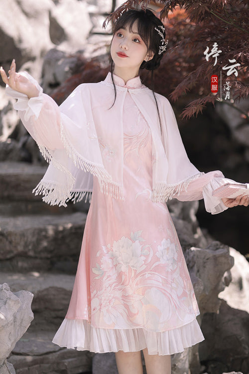 Gothic Lolita Dress - Chinese Ancient Han Element, 2 Colors, Embroidered, Sweet Style - additional product view 4