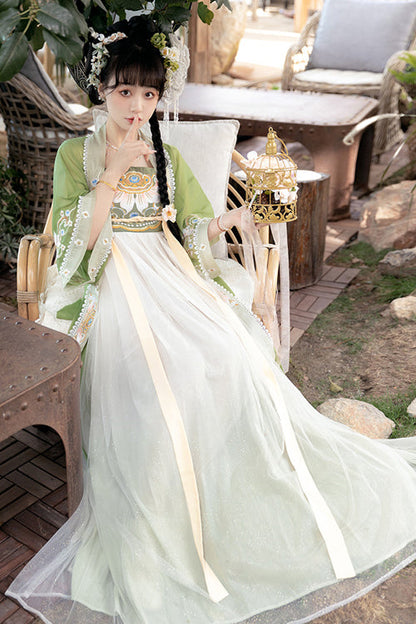 Gothic Lolita Dress - Chinese Tang Dynasty Design, 3 Colors, Sweet Style, Embroidered - additional product view 2