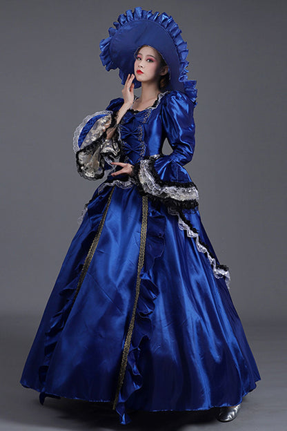 Gothic Lolita Dress - Court Style High Waisted, 2 Colors, High Waist, Victorian Style - additional product view 4