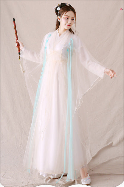 Gothic Lolita Dress - Elegant Ancient Style Fairy, Pink, Chinese-Inspired Style - additional product view 2
