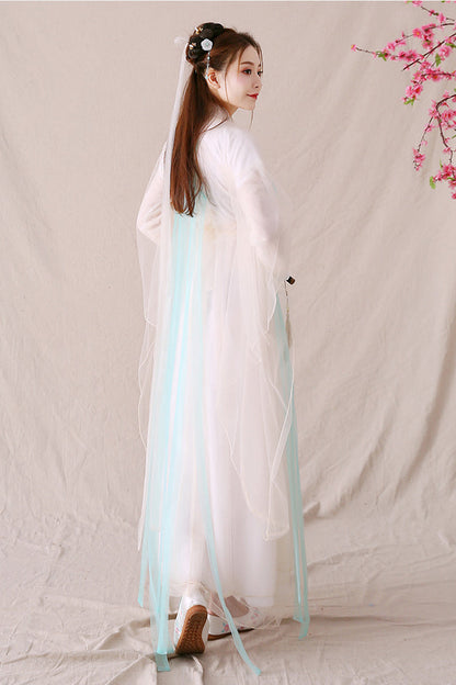 Gothic Lolita Dress - Elegant Ancient Style Fairy, Pink, Chinese-Inspired Style - additional product view 4