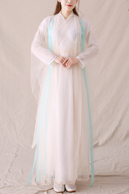Gothic Lolita Dress - Elegant Ancient Style Fairy, Pink, Chinese-Inspired Style - main product image