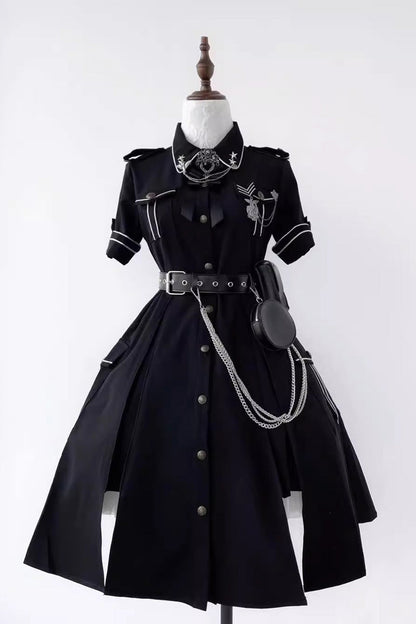 Gothic Lolita Dress - Evil Python 2.0, 3 Colors - Kawaii Statement Dress - additional product view 2
