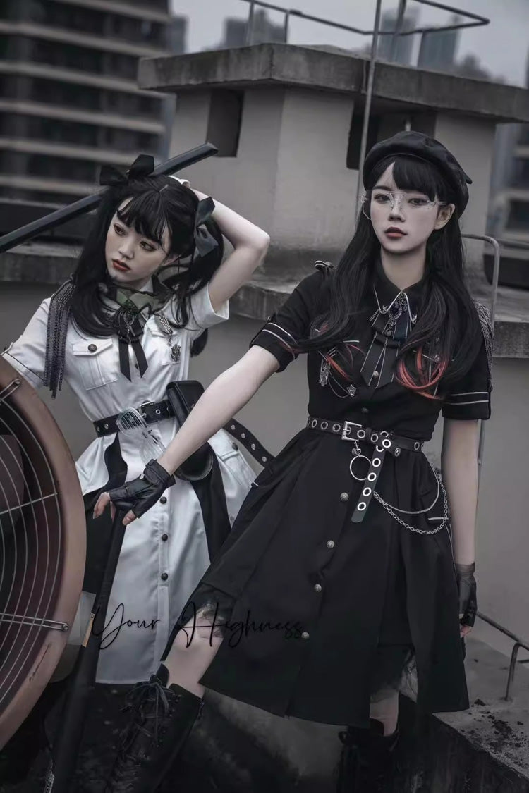 Gothic Lolita Dress - Evil Python 2.0, 3 Colors - Kawaii Statement Dress - additional product view 6