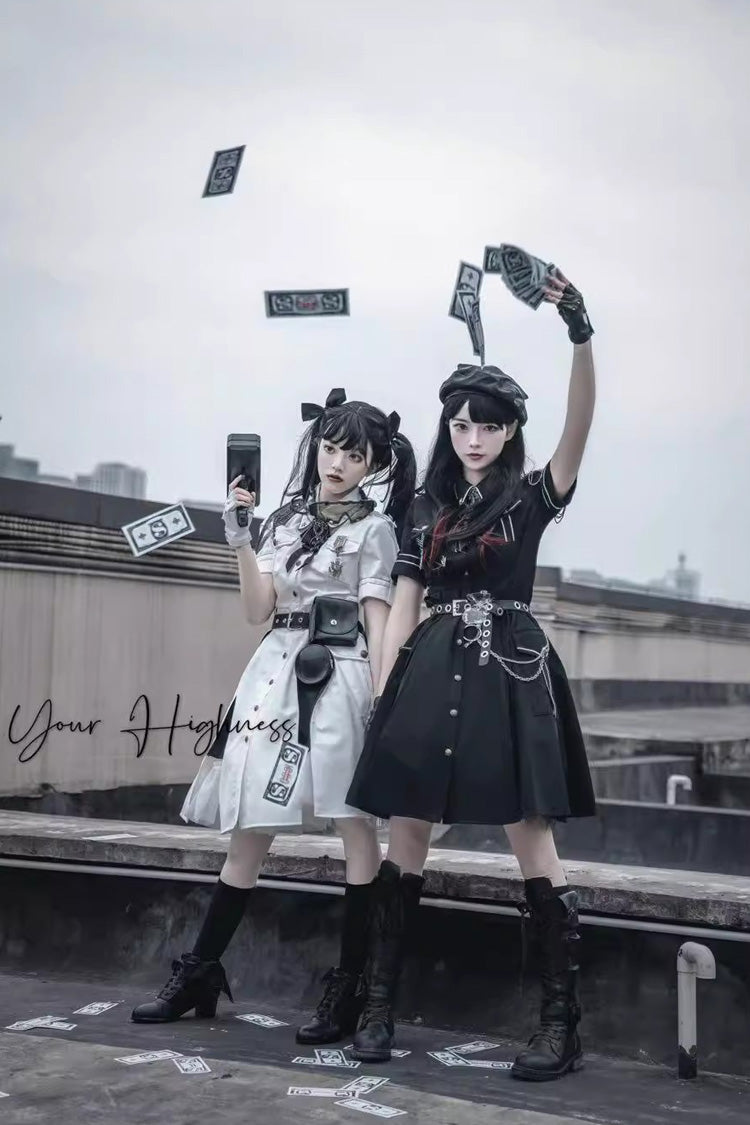 Gothic Lolita Dress - Evil Python 2.0, 3 Colors - Kawaii Statement Dress - additional product view 8