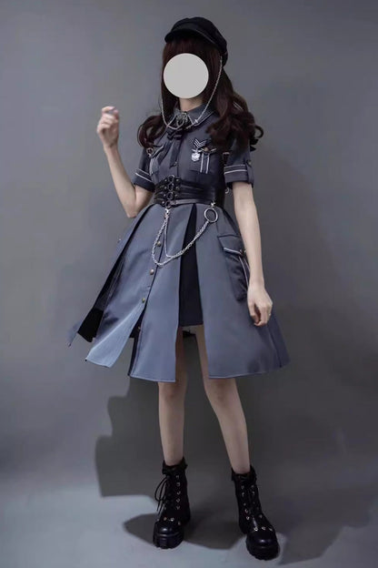 Gothic Lolita Dress - Evil Python 2.0, 3 Colors - Kawaii Statement Dress - additional product view 10