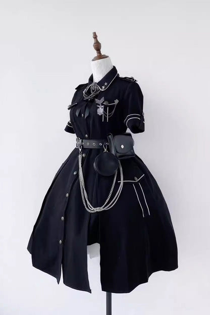 Gothic Lolita Dress - Evil Python 2.0, 3 Colors - Kawaii Statement Dress - additional product view 16