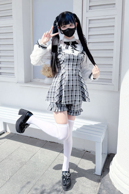 Gothic Lolita Dress - First Love Contract, 4 Colors, Bow Detail, Lace Trim, Printed - additional product view 8