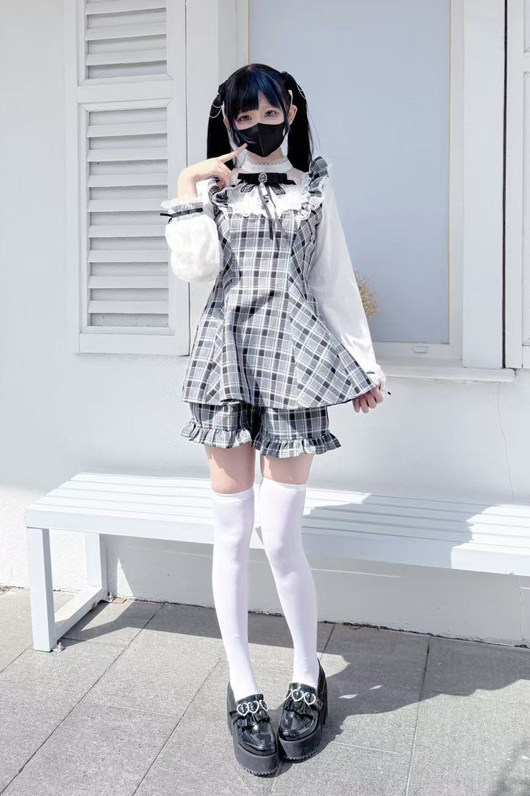 Gothic Lolita Dress - First Love Contract, 4 Colors, Bow Detail, Lace Trim, Printed - additional product view 9