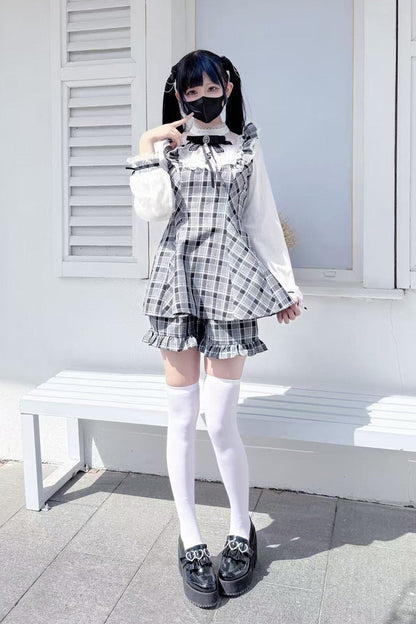 Gothic Lolita Dress - First Love Contract, 4 Colors, Bow Detail, Lace Trim, Printed - additional product view 9