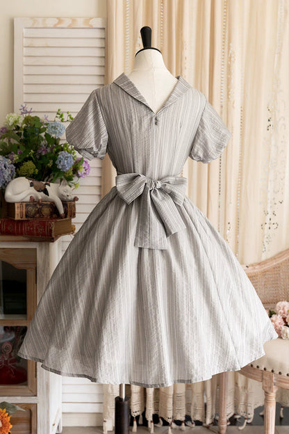 Gothic Lolita Dress - Forest Gallery, Gray, Classic Style - Tea Party Dress - additional product view 3