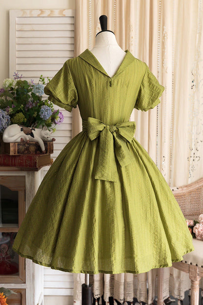 Gothic Lolita Dress - Forest Gallery, Green, Classic Style - Tea Party Dress - additional product view 3