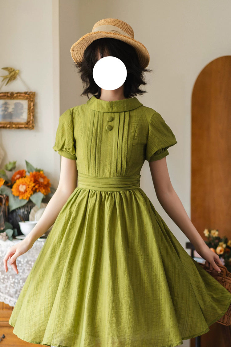 Gothic Lolita Dress - Forest Gallery, Green, Classic Style - Tea Party Dress - additional product view 4