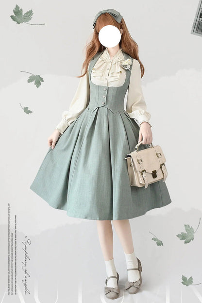 Gothic Lolita Dress - Forest Knows Fall, 4 Colors, Classic Style - additional product view 2
