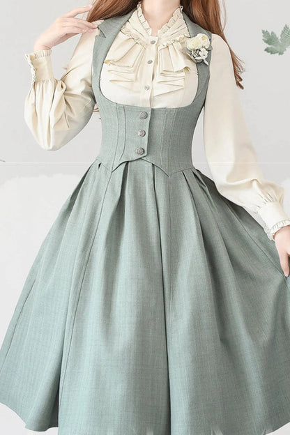 Gothic Lolita Dress - Forest Knows Fall, 4 Colors, Classic Style - additional product view 3