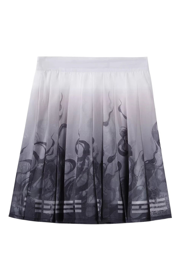 Gothic Lolita Dress - Fox Trace Codex, 5 Colors, Stand Collar, Chinese-Inspired Style - S Skirt(Only) / M Skirt(Only) / L Skirt(Only) option