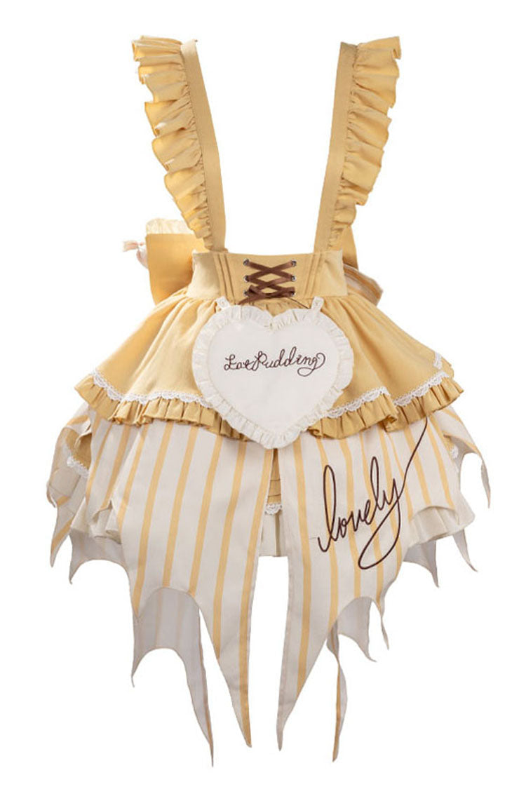 Gothic Lolita Dress - Fruit Pudding, 2 Colors, Sweet Style, Bow Detail, Printed - additional product view 6